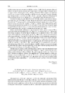 IV Międzynarodowa konferencja naukowa z serii Colloquia Russica, &bdquo;Rurykowicze w świecie powiązań dynastycznych: polityka, obyczajowość, kultura, religia (X&ndash;XVI w.)&rdquo;, Mogilno, 14 &ndash;16 listopada 2013 r.