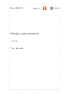 Getto jako narracja antysemicka