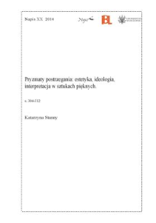 Pryzmaty postrzegania: estetyka, ideologia, interpretacja w sztukach pięknych