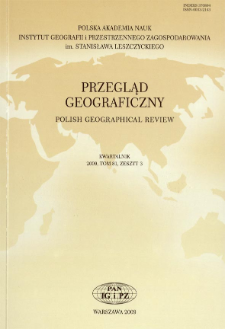 Przegląd Geograficzny T. 81 z. 3 (2009), Recenzje
