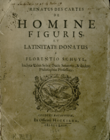 Renatus Des Cartes De Homine