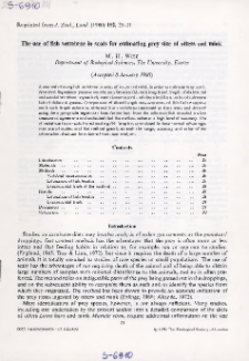 The use of fish vertebrae in scats for estimating prey size of otters and mink