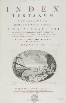 Index Testarum Conchyliorum quae adservantur in Museo Nicolai Gualtieri [...]