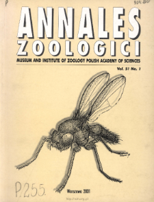 Annales Zoologici ; t. 51, No 1
