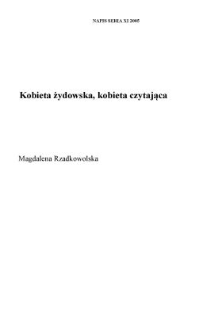 Kobieta żydowska, kobieta czytająca