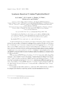 Synthesis Based on 9-Amino-N-picrylcarbazyl