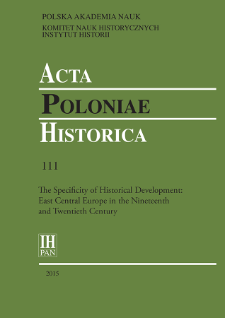 Acta Poloniae Historica. T. 111 (2015), Reviews