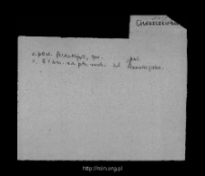 Choszczewka. Files of Przasnysz district in the Middle Ages. Files of Historico-Geographical Dictionary of Masovia in the Middle Ages