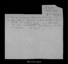 Nowa Wieś, now part of a village Milewo-Tabuły. Files of Przasnysz district in the Middle Ages. Files of Historico-Geographical Dictionary of Masovia in the Middle Ages