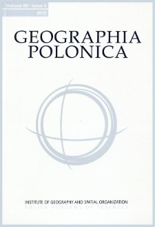 Geographia Polonica Vol. 88 No. 4 (2015), From the Editor