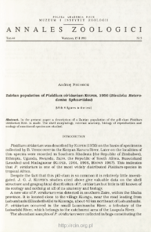 Zairian population of Pisidium viridarium KUIPER, 1956 (Bivalvia: Heterodonta: Sphaeriidae)