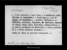 Węgra-kości&oacute;ł. Kartoteka powiatu przasnyskiego w średniowieczu. Kartoteka Słownika historyczno-geograficznego Mazowsza w średniowieczu