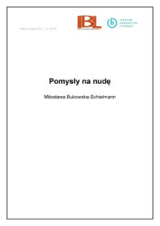 Pomysły na nudę