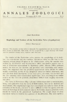 Morphology and Vestiture of the Tortricidae Valva (Lepidoptera)