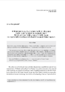 A Wielbark culture barrow in Wojsze near Ostrołęka in comparison with other features of that type in right-bank Mazovia and the Podlasie region