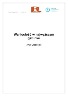 Wzniosłość w najwyższym gatunku