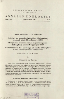 Zur Systematik und Faunistik der Ichneumonidae (Hymenoptera)