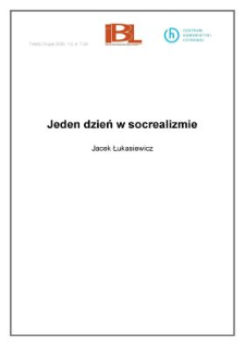 Jeden dzień w socrealizmie