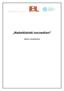 "Nadwiślański socrealizm"