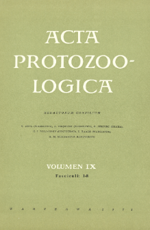 Acta Protozoologica, Vol. 9, Fasc. 1-8