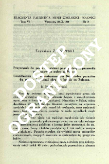 &Eacute;tude sur la morphologie des esp&egrave;ces du genre Cnephasia Curt. (Lep. Tortricidae) et sur leur distribution g&eacute;ographique en Pologne = Badania nad morfologią gatunk&oacute;w rodzaju Cnephasia Curt. (Lep. Tortricidae) oraz nad rozmieszczeniem ich w Polsce