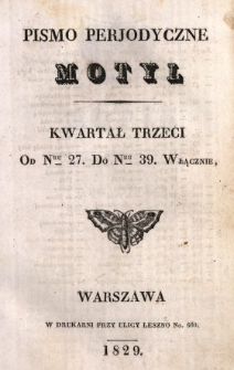 Motyl N.27-39