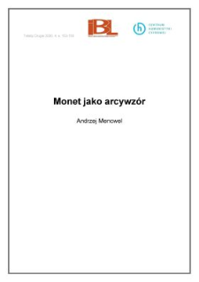 Monet jako arcywz&oacute;r