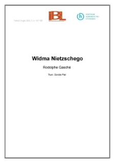 Widma Nietzschego