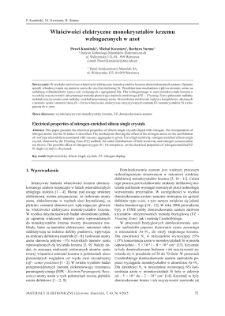 Electrical properties of nitrogen-enriched silicon single crystals