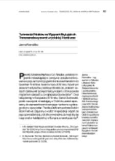 Twórczość Polaków na Wyspach Brytyjskich. Transnarodowy zwrot w polskiej literaturze