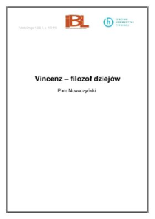 Vincenz - filozof dziejów