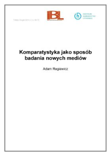 Komparatystyka jako sposób badania nowych mediów