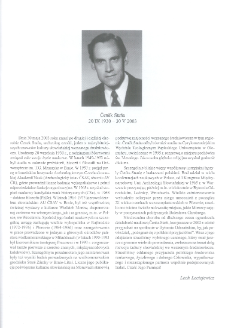 Čeněk Staňa (20 IX 1930 - 30 V 2003)