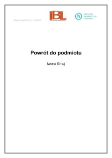 Powr&oacute;t do podmiotu