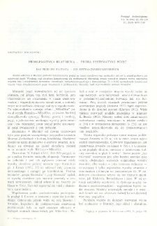 Problematyka blatnicka - pr&oacute;ba systematyki pojęć