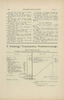 Sprawozdanie kasowe Polskiego Towarzystwa Prehistorycznego za rok 1927