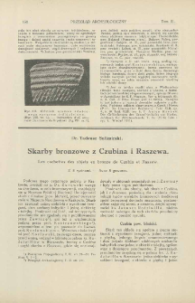 Skarby bronzowe z Czubina i Raszewa