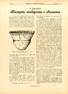 Naczynie neolityczne z Poznania