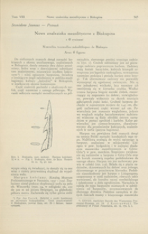 Nowe znaleziska mezolityczne z Biskupina