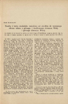 Skarby i luźne znaleziska metalowe od eneolitu do wczesnego okresu żelaza z górnego i środkowego dorzecza Wisły i górnego dorzecza Warty