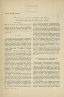 Rośliny uprawne w pradziejach Polski