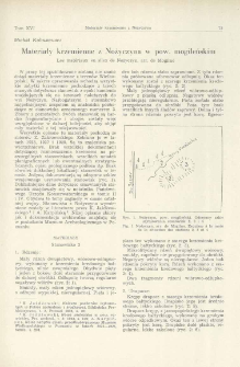 Materiały krzemienne z Nożyczyna w pow. mogileńskim