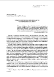 Doświadczenie odmienności kultur we współczesnej Europie