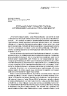 Sport jako element tożsamości etnicznej. Antropologiczna analiza na przykładzie Szkotów