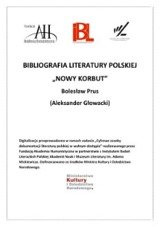 Bolesław Prus (Aleksander Głowacki)