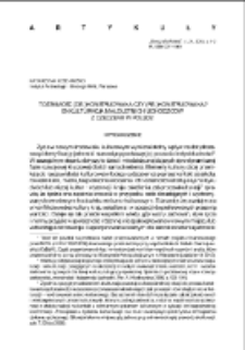 Tożsamość (de-)konstruowana czy (re-)konstruowana? Enkulturacja małoletnich uchodźc&oacute;w z Czeczenii w Polsce