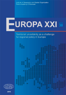 Cohesion of the European regional space