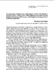 A Religious Hero in Sacred Space. The Cult of St. Adalbert at the Turn of the 21st Century, Anna Szymoszyn, Poznań 2010, Wydawnictwo Poznańskie and the Institute of Archaeology and Ethnology &ndash; Polish Academy of Sciences : [recenzje]