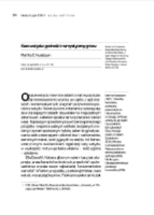 Kara wstydu: godność i narcystyczny gniew