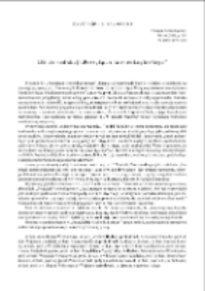 Dyskusja : List do redakcji &bdquo;Przeglądu Archeologicznego&rdquo; ; Od redakcji